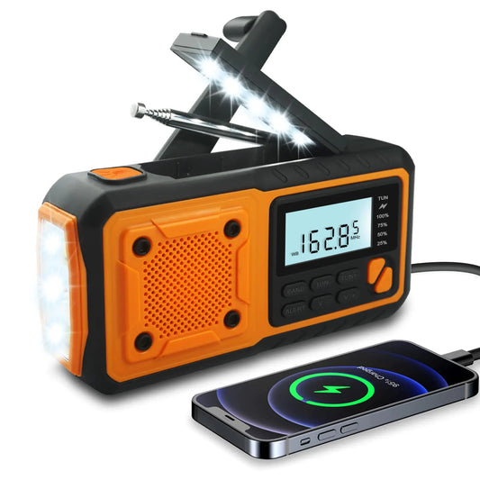 SurviRadio con energía solar